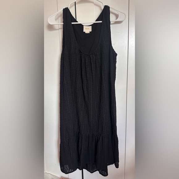 Maeve The Melanie Drop Waist Black Sleeveless Dress size M - Picture 3 of 12